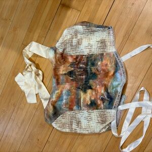 Artistic Corset Top with Ribbon Ties